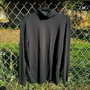 Men’s Black Slim fit turtleneck